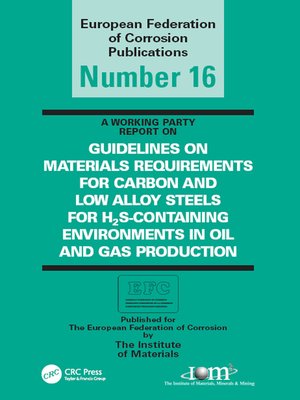cover image of Guidelines on Materials Requirements for Carbon and Low Alloy Steels